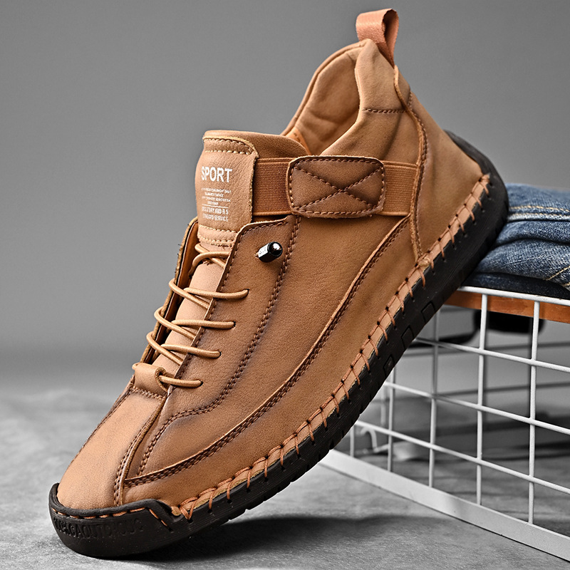 Men'S Shoes Size 42 In Us - Handmade Leather Men Shoes Casual Slip