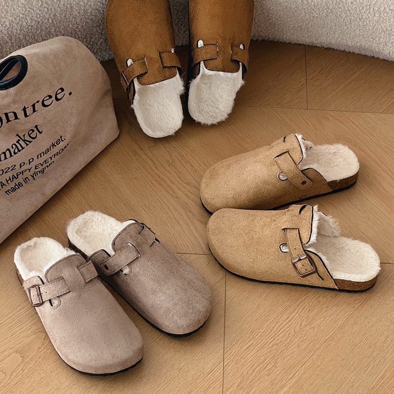 Men'S Shoes Birkenstock - Women Suede Clogs Men Mules Cork