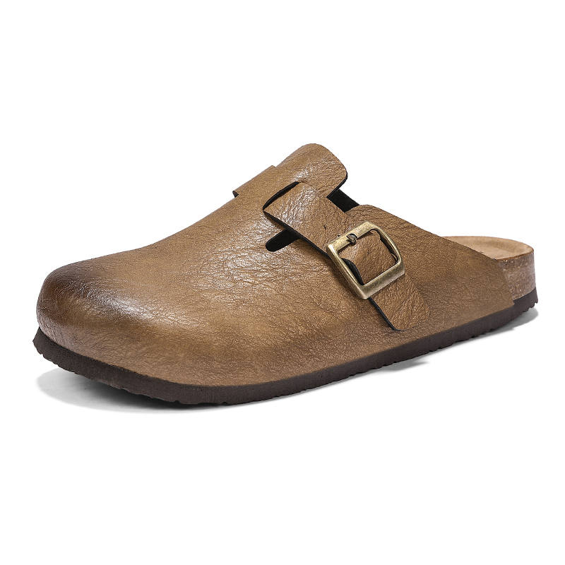 Men'S Shoes Birkenstock - Unisex Cork Comfort Slippers Closed Toe