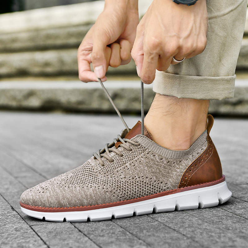 Men'S Shoes Dress Casual - Men Casual Shoes Classic Breathable Brogue