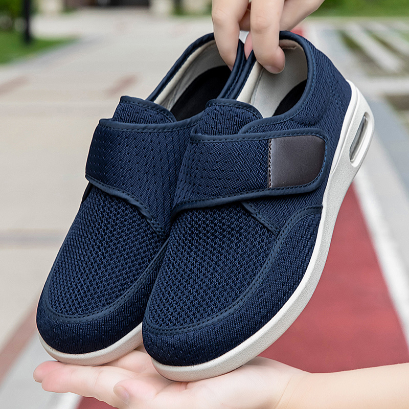 Men'S Shoes Diabetic - Men's Adjustable Diabetic Shoes for Elder