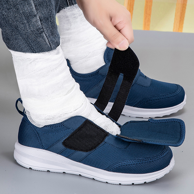 Men'S Shoes Diabetic - Lightweight Adjustable Diabetic Walking Shoes Orthopedic