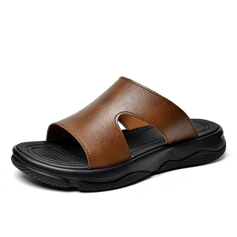 Men's Leather Slide Sandals No - Men'S Shoes Dockers 评论和价格