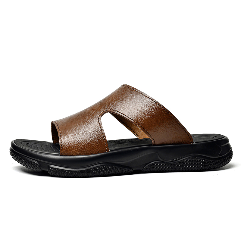Men's Leather Slide Sandals No - Men'S Shoes Dockers 评论和价格