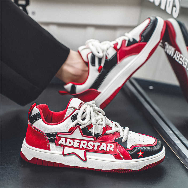 Round Nose Rubber Sole Cute Sn - Men Shoes Red 评论和价格