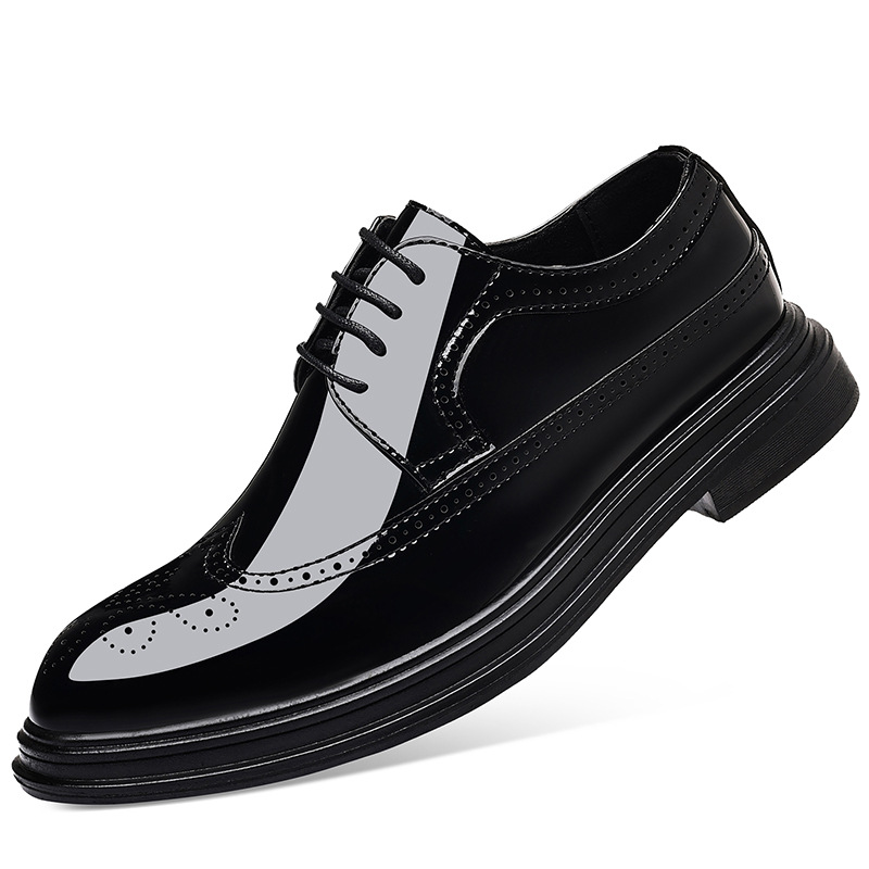 Men's Patent Leather Brogue Dr - Oxford Brogue Leather 评论和价格