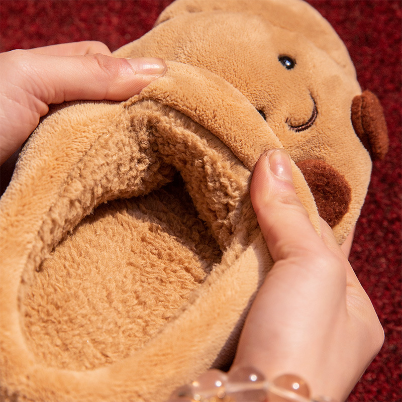 Cute Cartoon Fluffy Slippers F - Men'S Shoes In Style 评论和价格