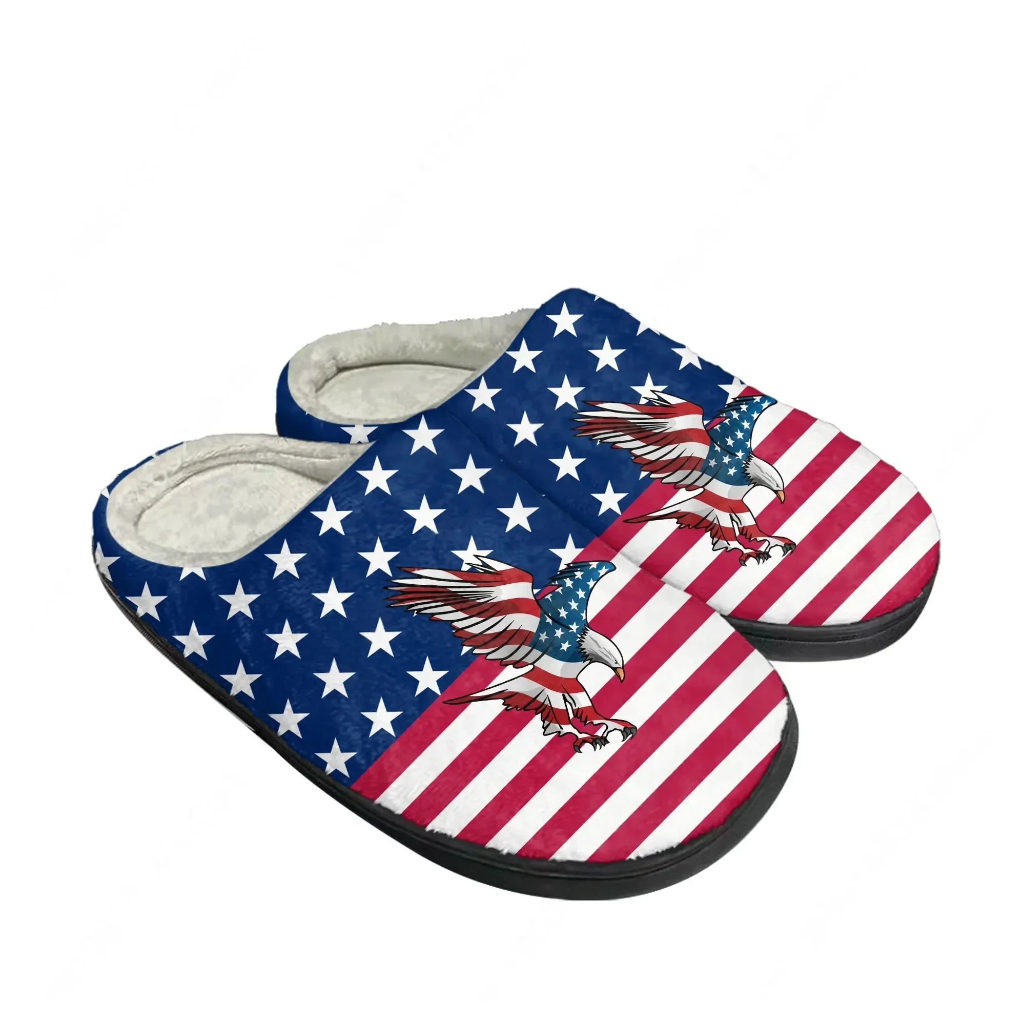 American Flag USA Blue Red Whi - Men Shoes Red 评论和价格