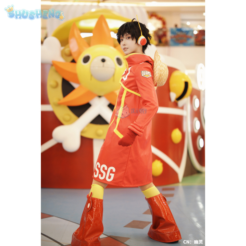 Monkey D Luffy Egghead Cospaly - Men Shoes Red 评论和价格