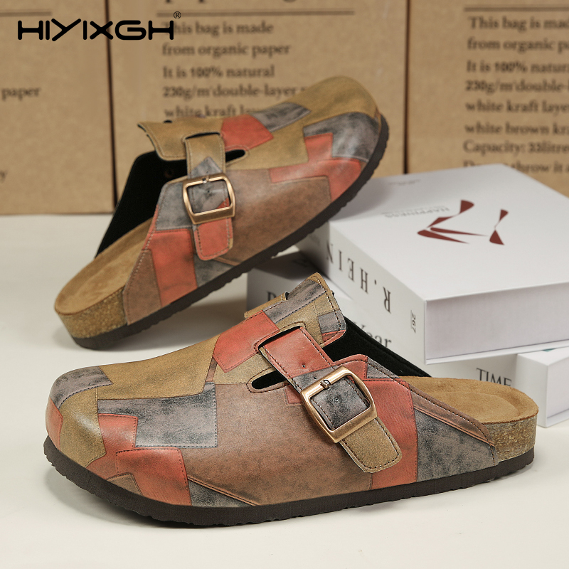 Comfort Cork Leather Slippers  - Men'S Shoes Birkenstock 评论和价格