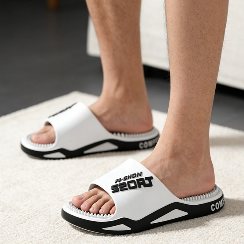 New Men Slippers Massage Slipp - Men'S Shoes Dress Casual 评论和价格
