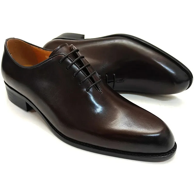 Successful Men's Leather Shoes - Oxford Brogue Leather 评论和价格