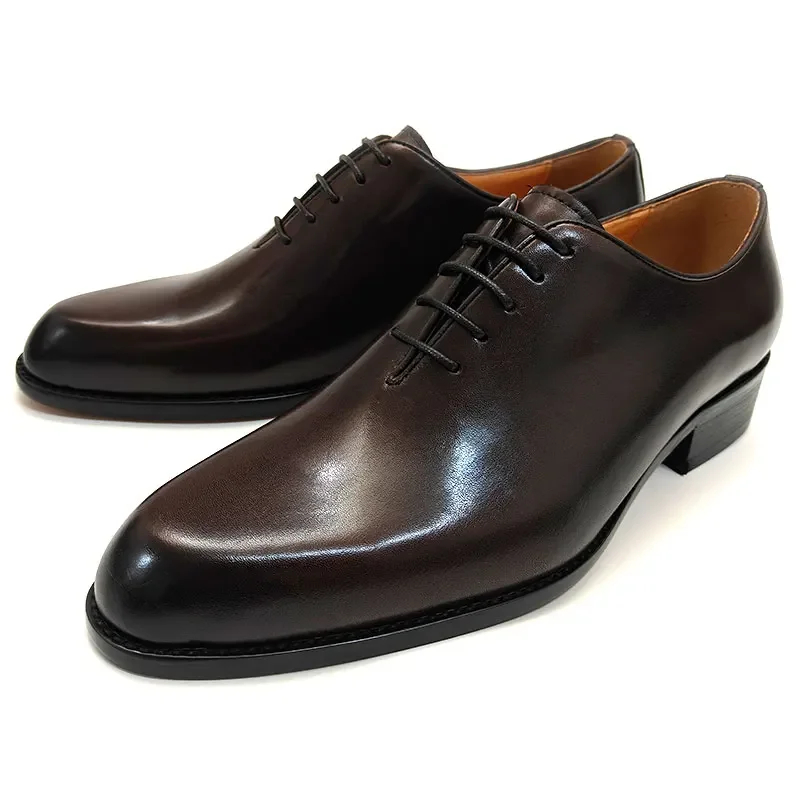 Successful Men's Leather Shoes - Oxford Brogue Leather 评论和价格