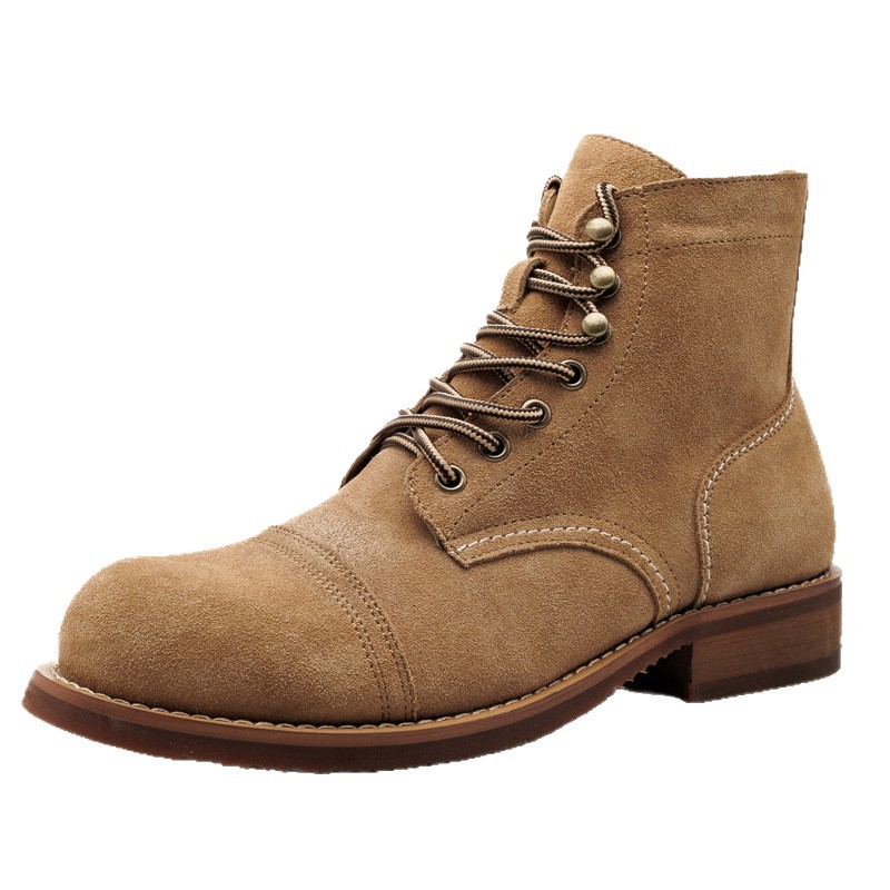 Vintage Tooling Male Motorcycl - Men Shoes Red 评论和价格