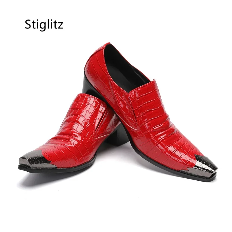 Red Patent Leather Men's Shoes - Men'S Shoes Size 42 In Us 评论和价格
