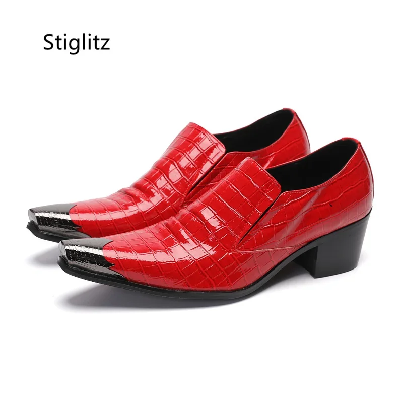 Red Patent Leather Men's Shoes - Men'S Shoes Size 42 In Us 评论和价格
