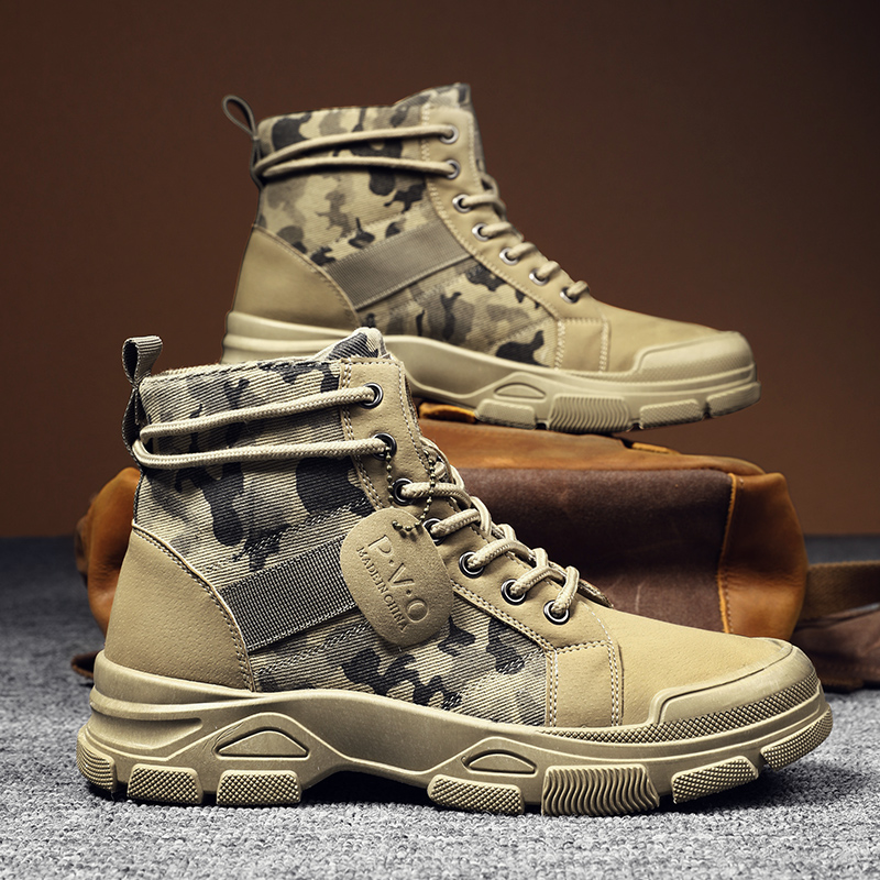 High-Top Boots for Men Autumn  - Men'S Shoes Dress Casual 评论和价格
