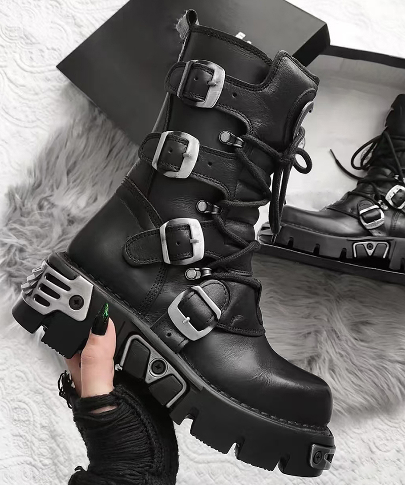 men luxury fashion punk gothic - Men'S Shoes Dq 评论和价格