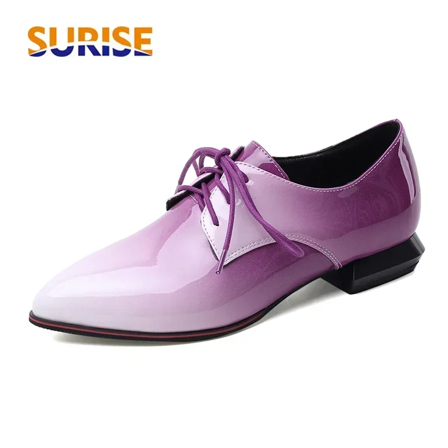 British Women Oxfords Gradient - Oxford Brogue Leather 评论和价格