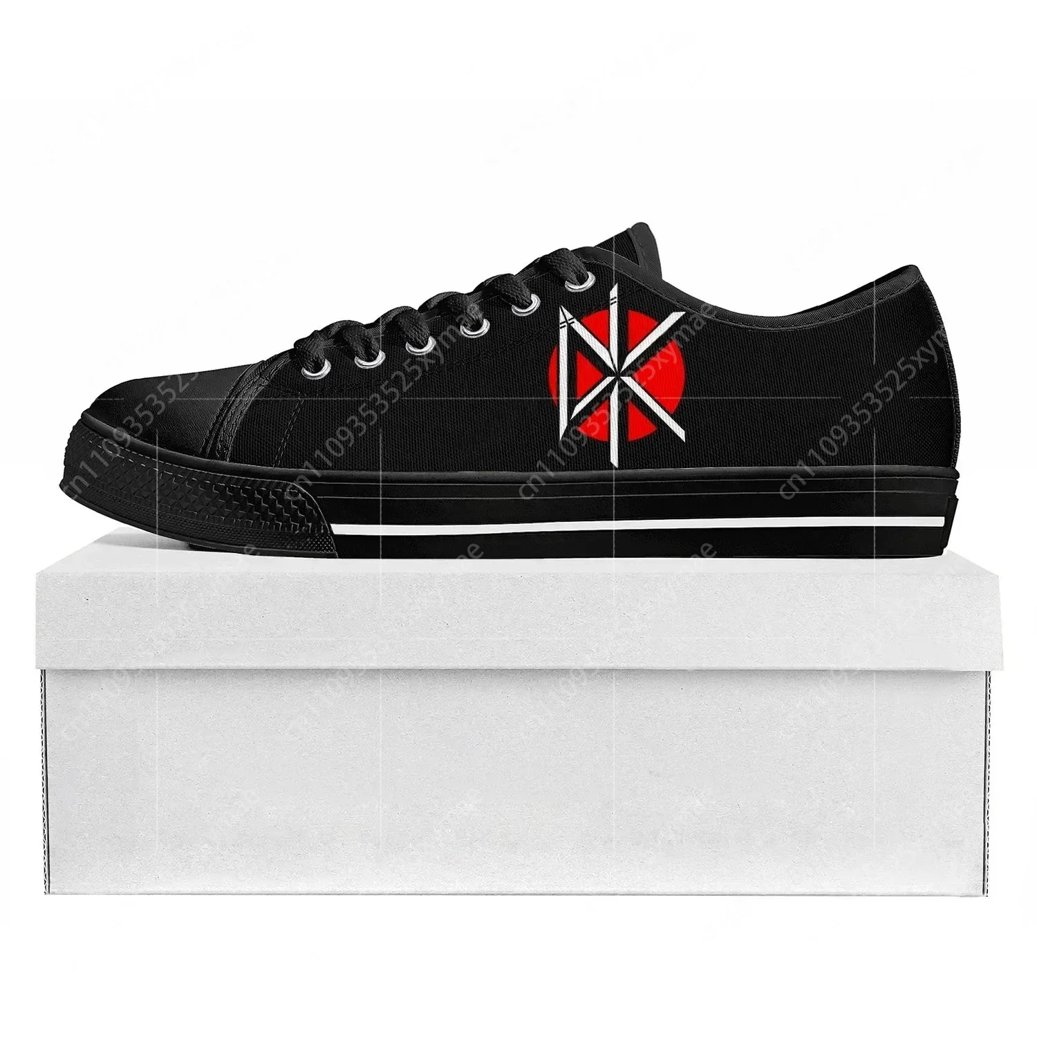 Dead Kennedys Low Top Rock Ban - Men Shoes Red 评论和价格