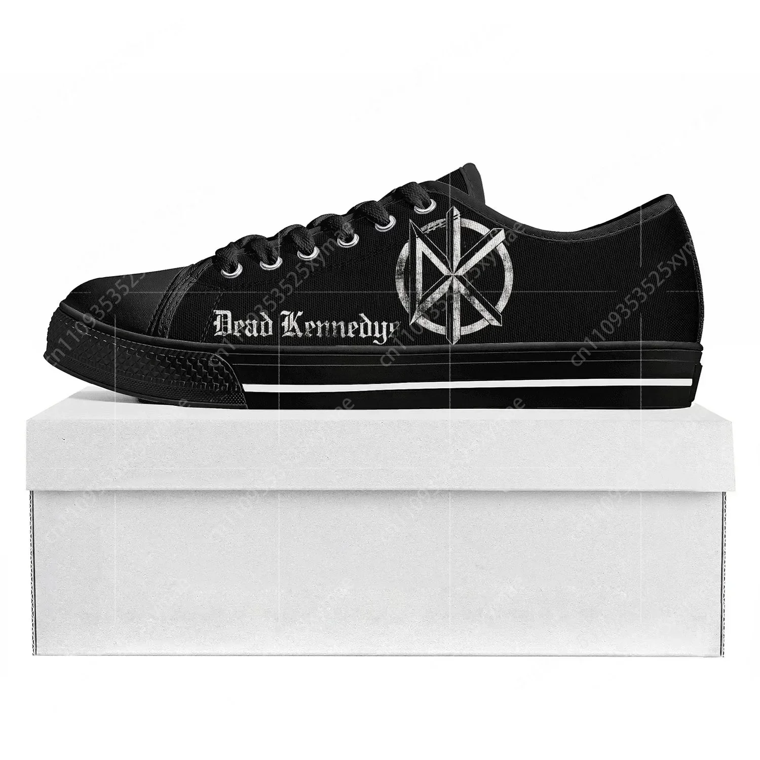 Dead Kennedys Low Top Rock Ban - Men Shoes Red 评论和价格