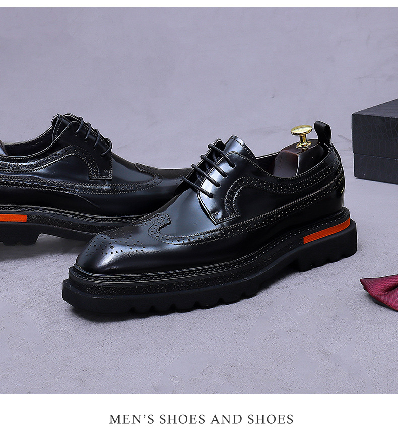 Men's Brogue Platform Oxford S - Oxford Brogue Leather 评论和价格