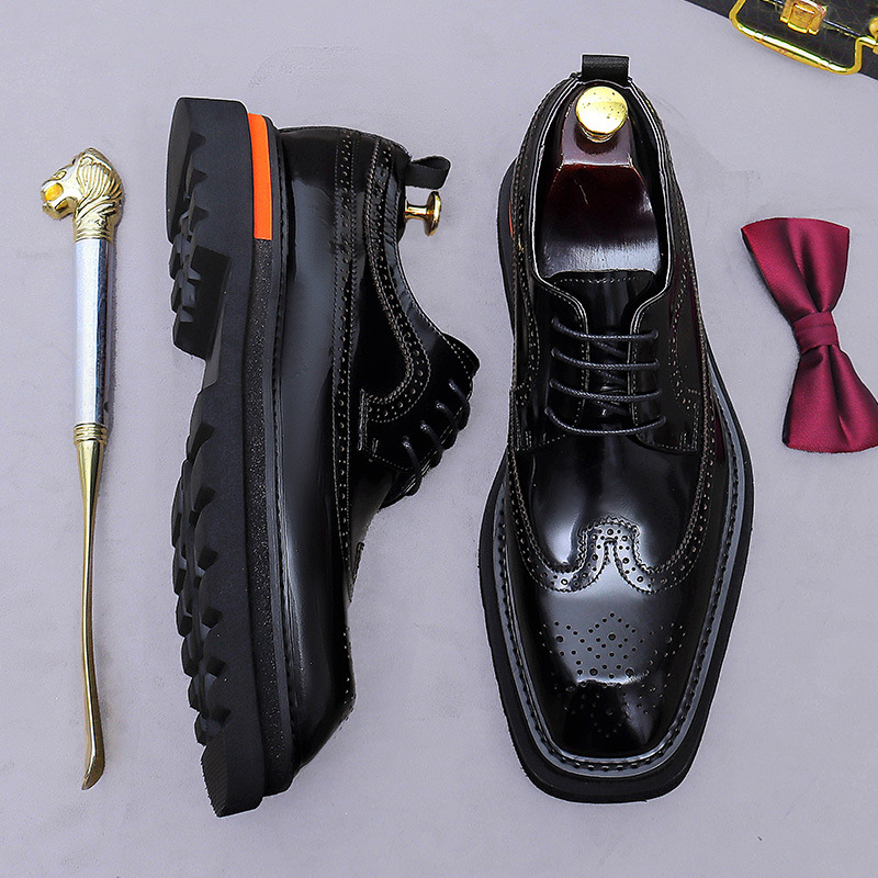 Men's Brogue Platform Oxford S - Oxford Brogue Leather 评论和价格