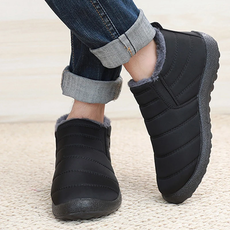 Fashion Men's Snow Boots Ankle - Men Shoes Office 评论和价格