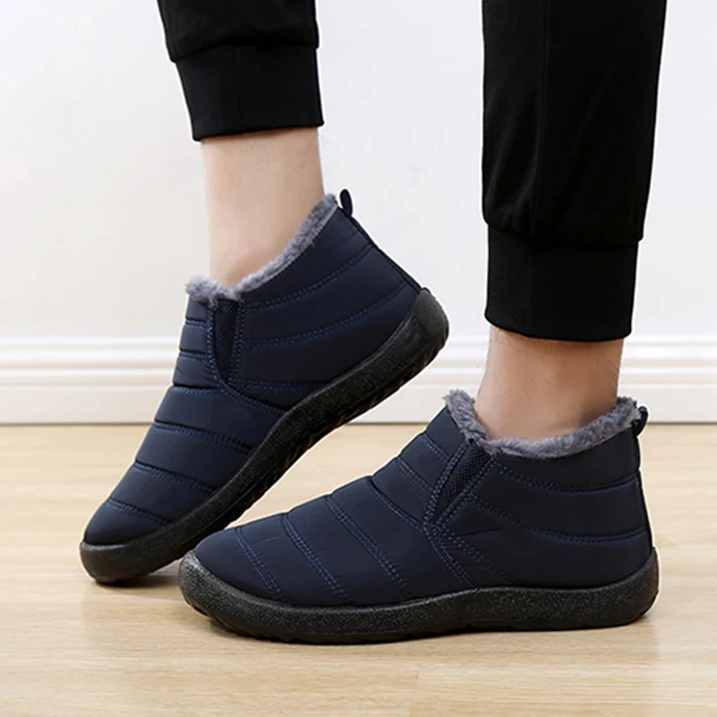 Fashion Men's Snow Boots Ankle - Men Shoes Office 评论和价格