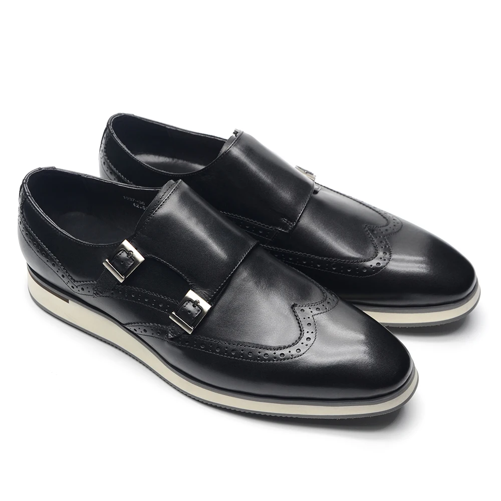 European Luxury Mens Sneakers  - Oxford Brogue Leather 评论和价格