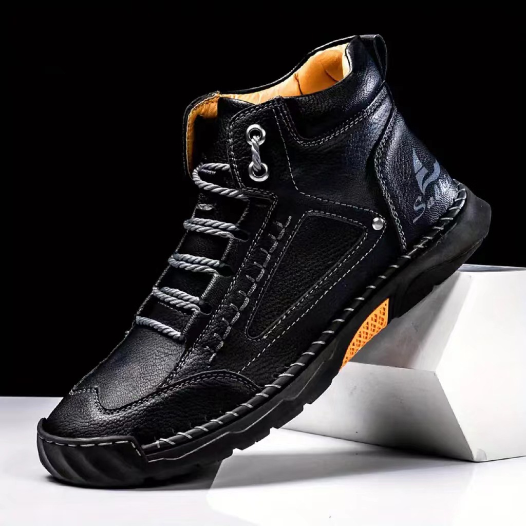 Men's Hand-stitched Boots Plus - Men'S Shoes Dress Casual 评论和价格