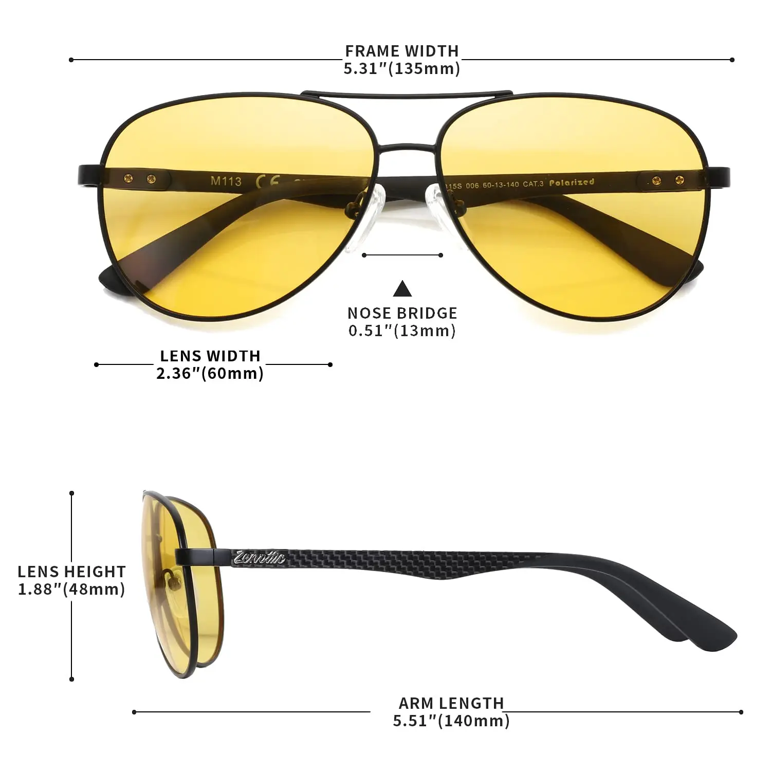ZENOTTIC Polarized Pilot Sungl - Men Shoes Zegna 评论和价格
