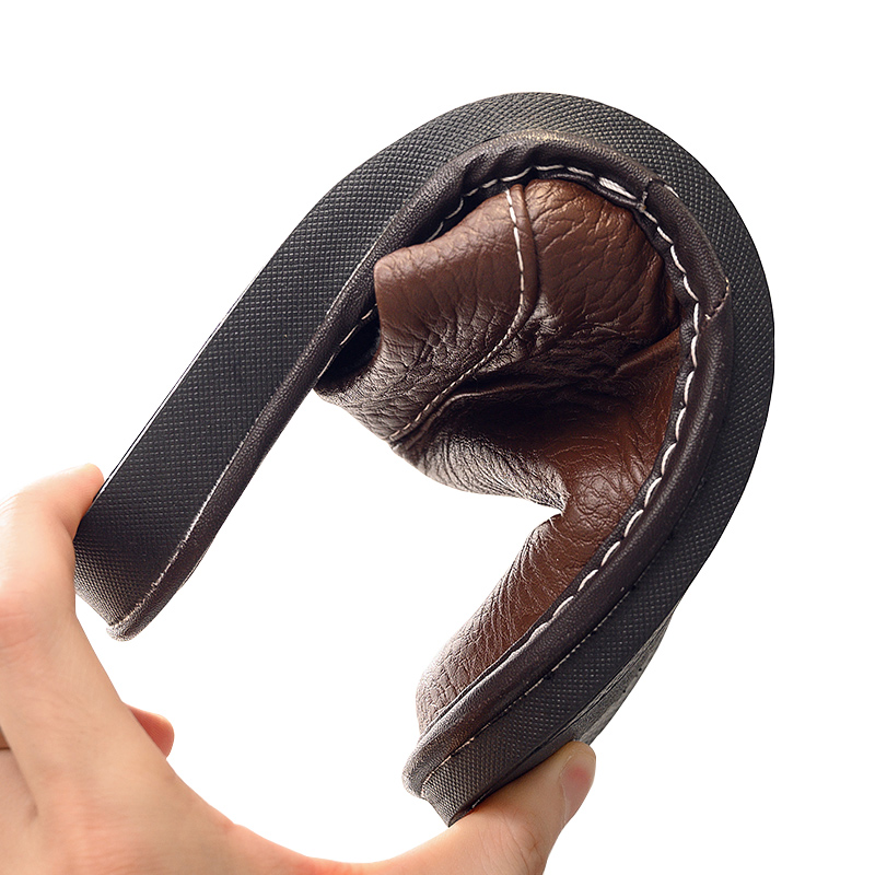Concise Faux Leather Slippers  - Men'S Shoes Size 42 In Us 评论和价格