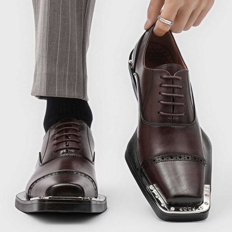 mens fashion hip hop rock carv - Oxford Brogue Leather 评论和价格