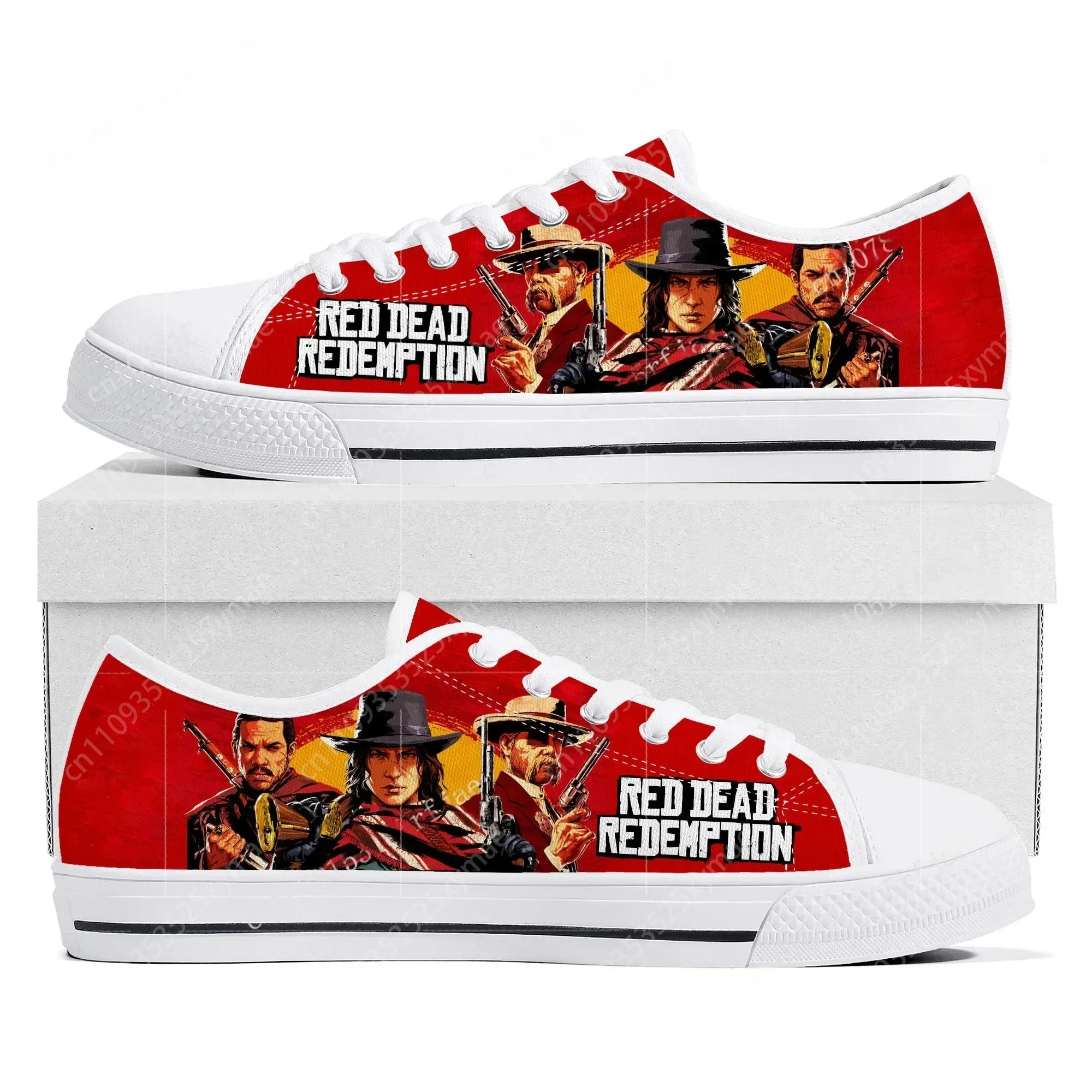 Video Game Red Dead Redemption - Men Shoes Red 评论和价格