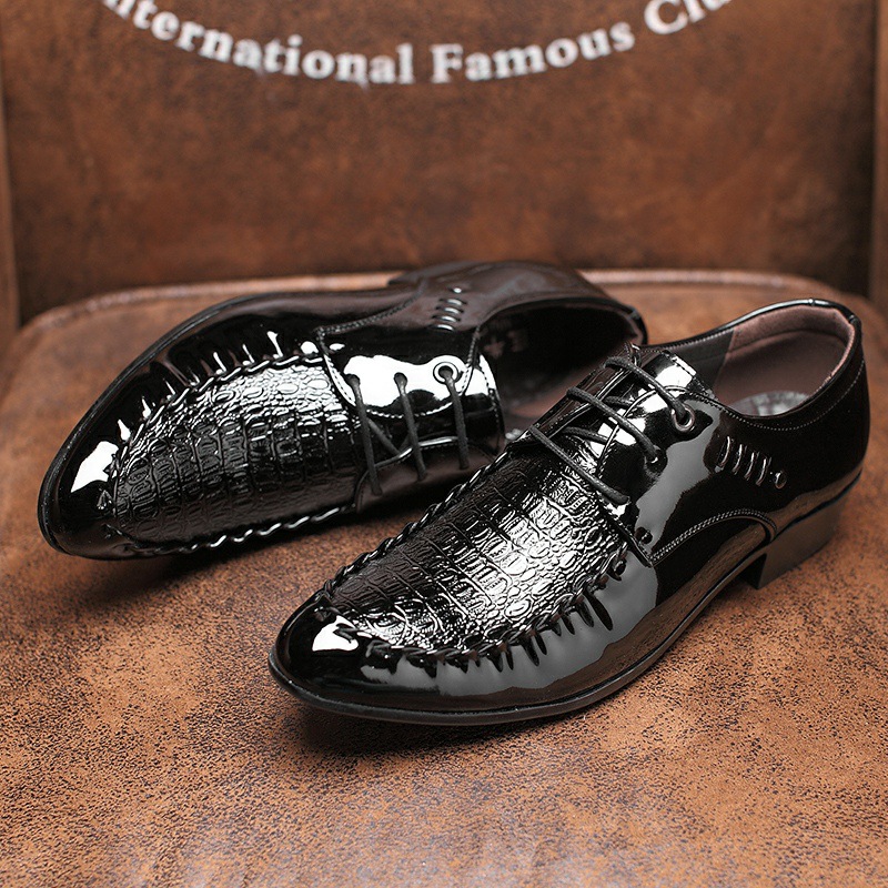 Men's  Dress Leather Shoes Lac - Oxford Brogue Leather 评论和价格