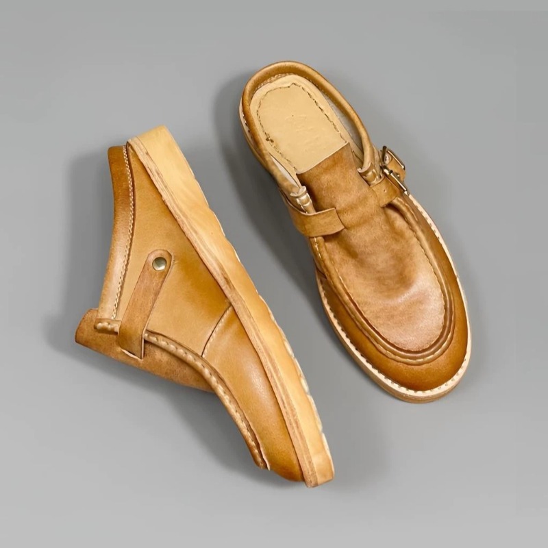 Niche Design Retro Men Round-t - Men'S Shoes Birkenstock 评论和价格
