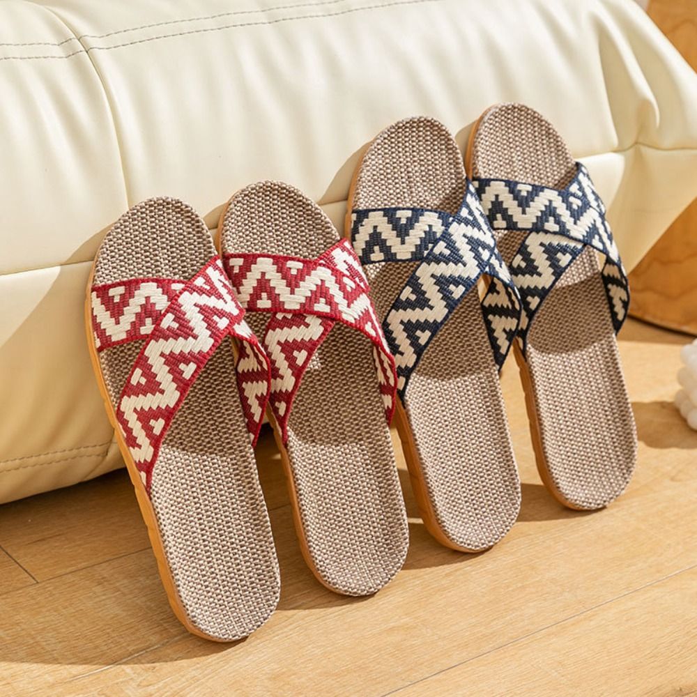 Fashion Ethnic Style Linen Cro - Men'S Shoes In Style 评论和价格